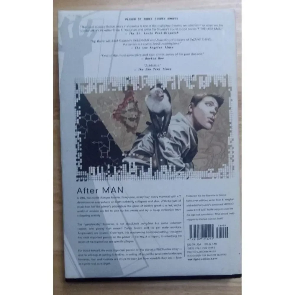Y: The Last Man /The Deluxe Edition Book‎ 1/Brian K. Vaughan/ Hardcover book
